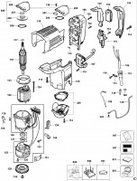 DeWalt D25550K-XJ ROTARY HAMMER Spare Parts